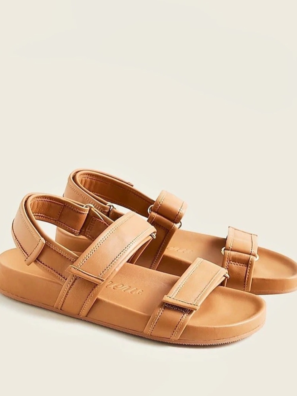 J. CREW Pacific Sandals With Sporty Leather Straps